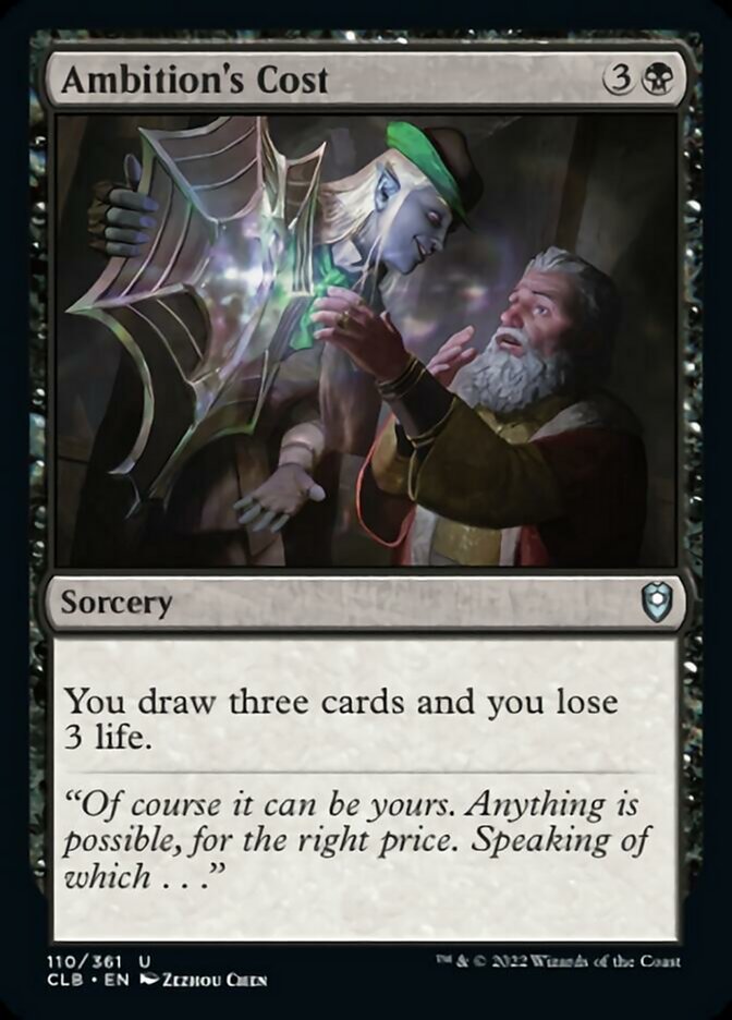 Ambition's Cost [Commander Legends: Battle for Baldur's Gate] Foil
