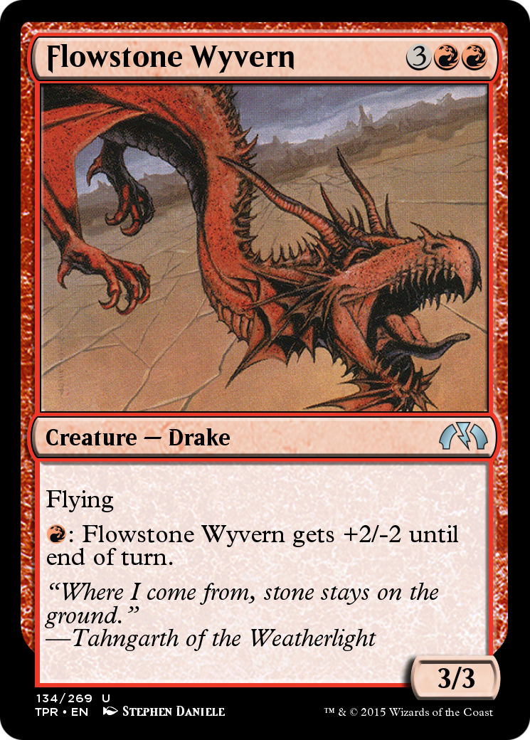 Flowstone Wyvern  [Tempest Remastered] Foil