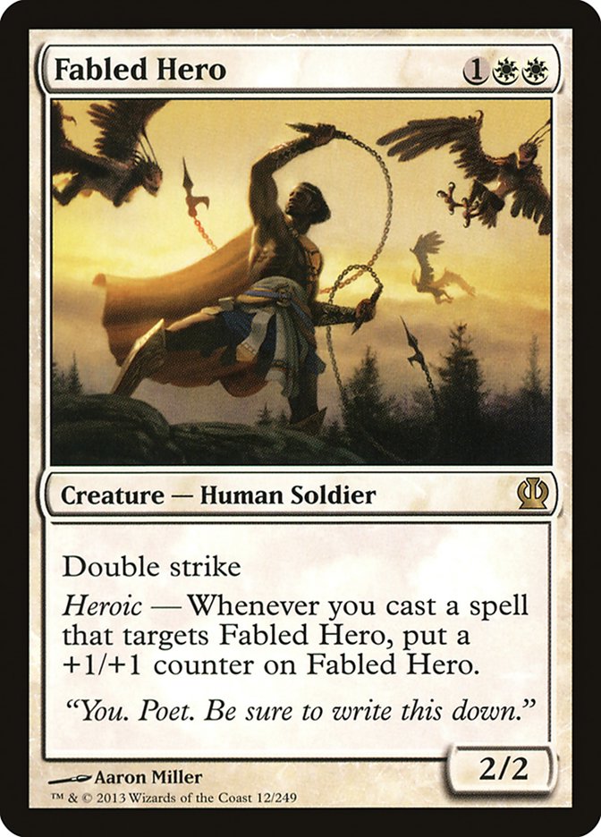 Fabled Hero [Theros] Foil