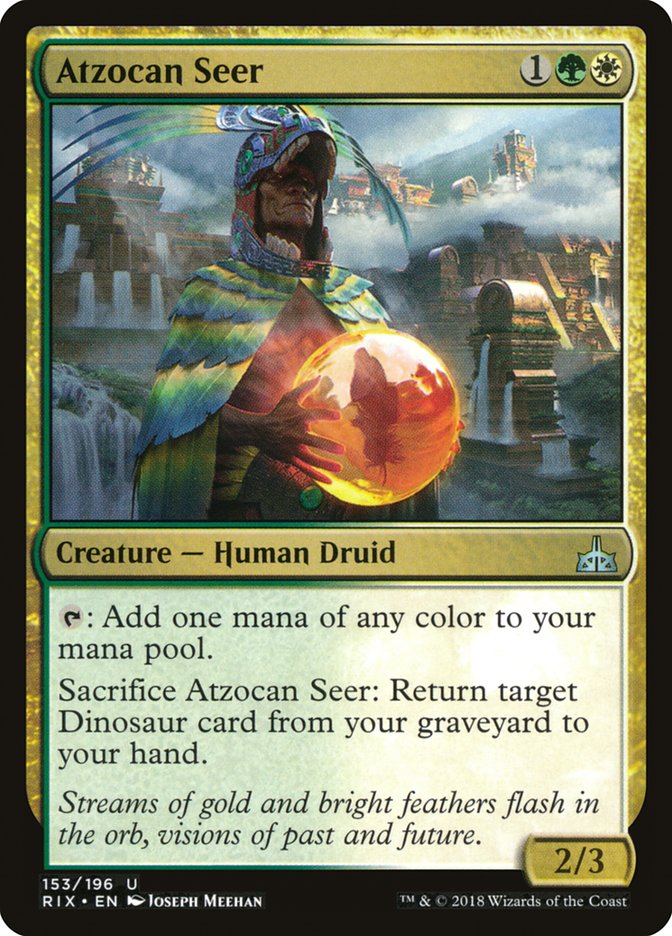 Atzocan Seer [Rivals of Ixalan] Foil