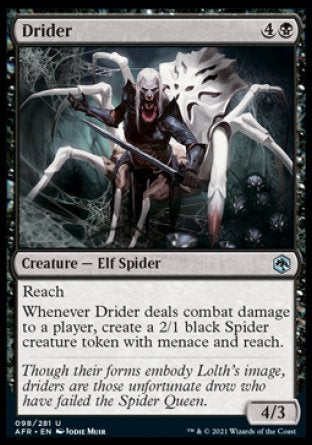 Drider [Dungeons & Dragons: Adventures in the Forgotten Realms] Foil -1