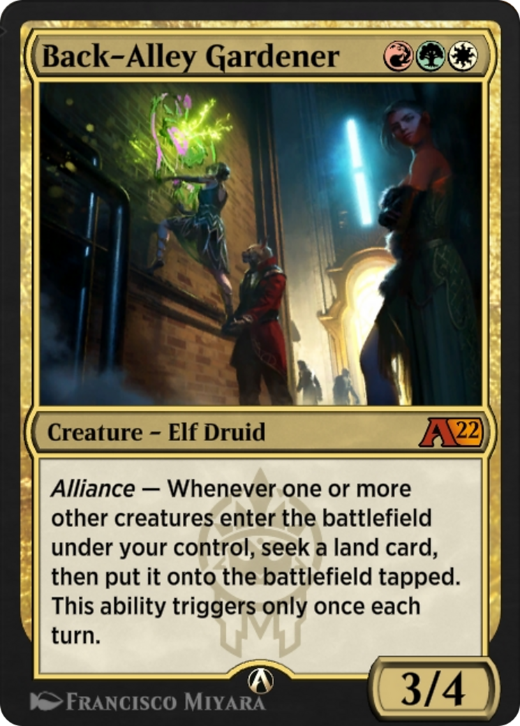 Back-Alley Gardener  [Alchemy: New Capenna]