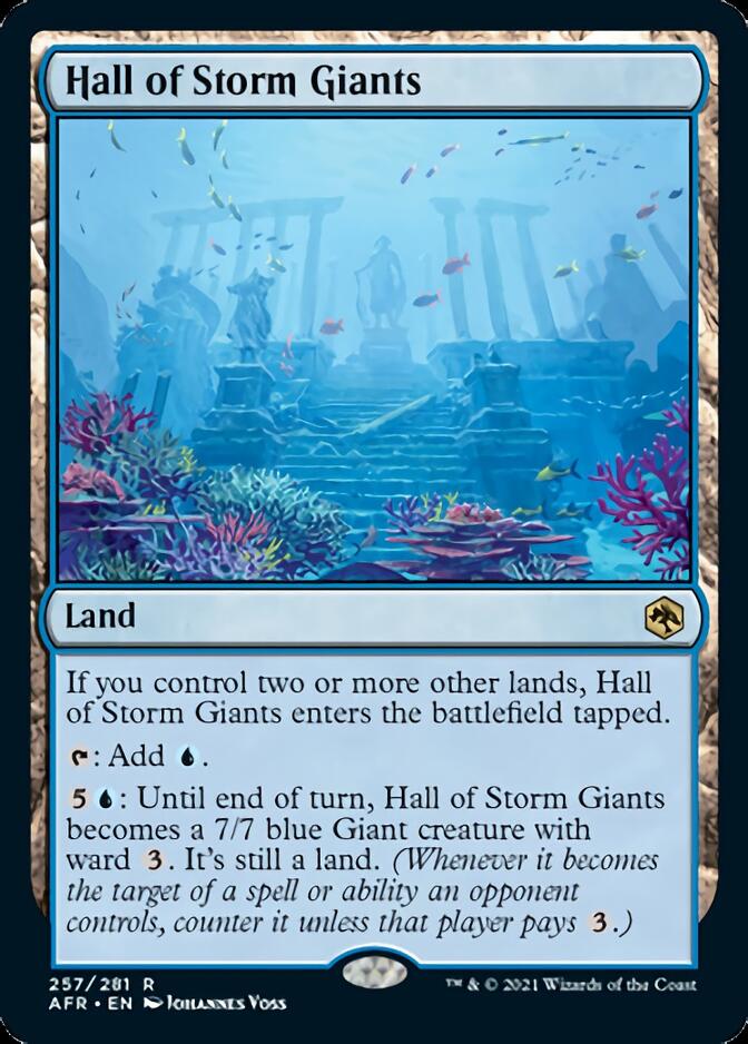 Hall of Storm Giants [Dungeons & Dragons: Adventures in the Forgotten Realms] Foil