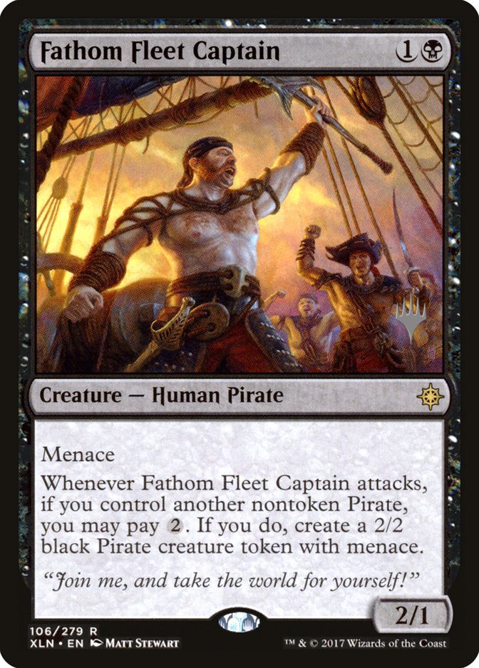 Fathom Fleet Captain (Promo Pack) [Ixalan Promos] Foil