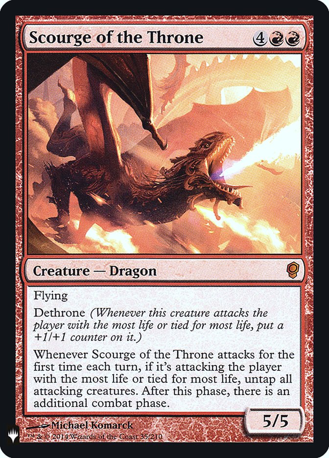 Scourge of the Throne [Mystery Booster] Foil