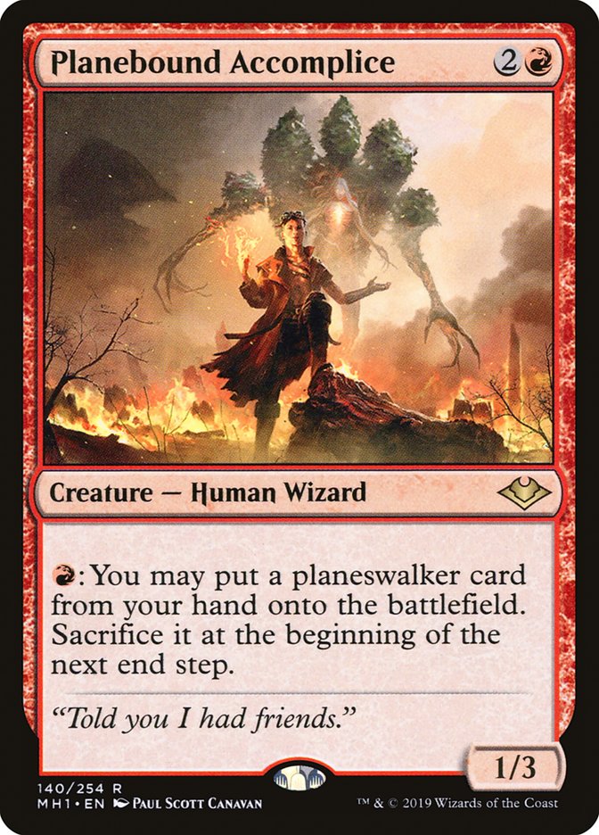Planebound Accomplice [Modern Horizons] Foil