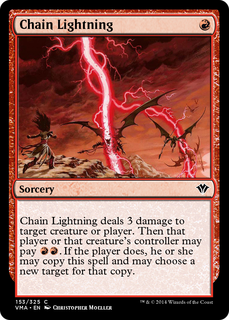 Chain Lightning  [Vintage Masters] Foil