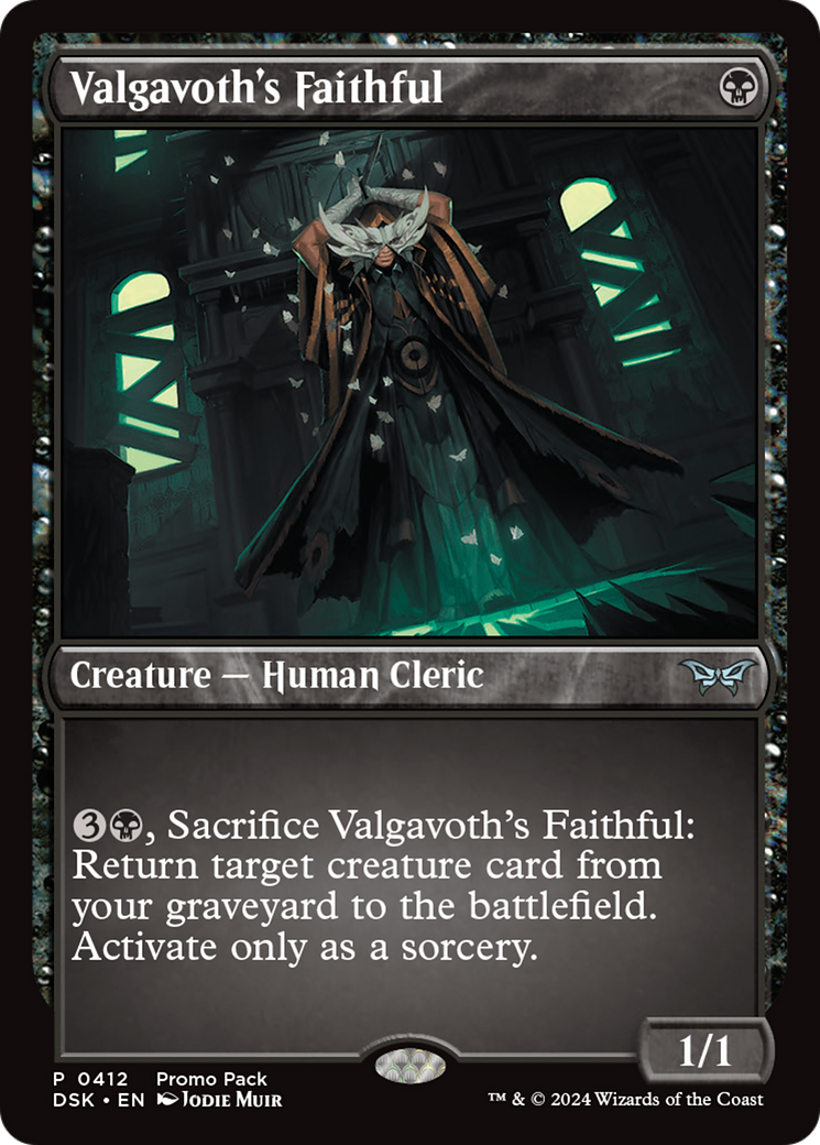 Valgavoth's Faithful (Promo Pack) [Duskmourn: House of Horror Promos] Foil