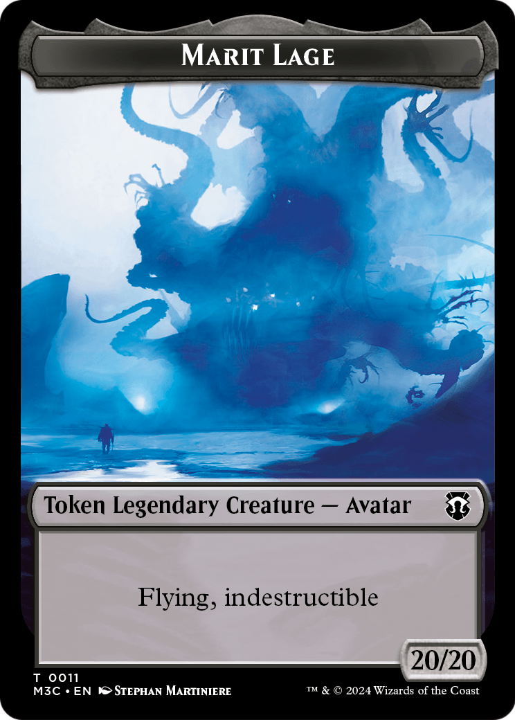 Marit Lage  [Modern Horizons 3 Commander Tokens]
