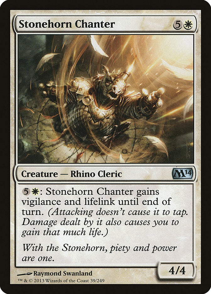Stonehorn Chanter [Magic 2014] Foil