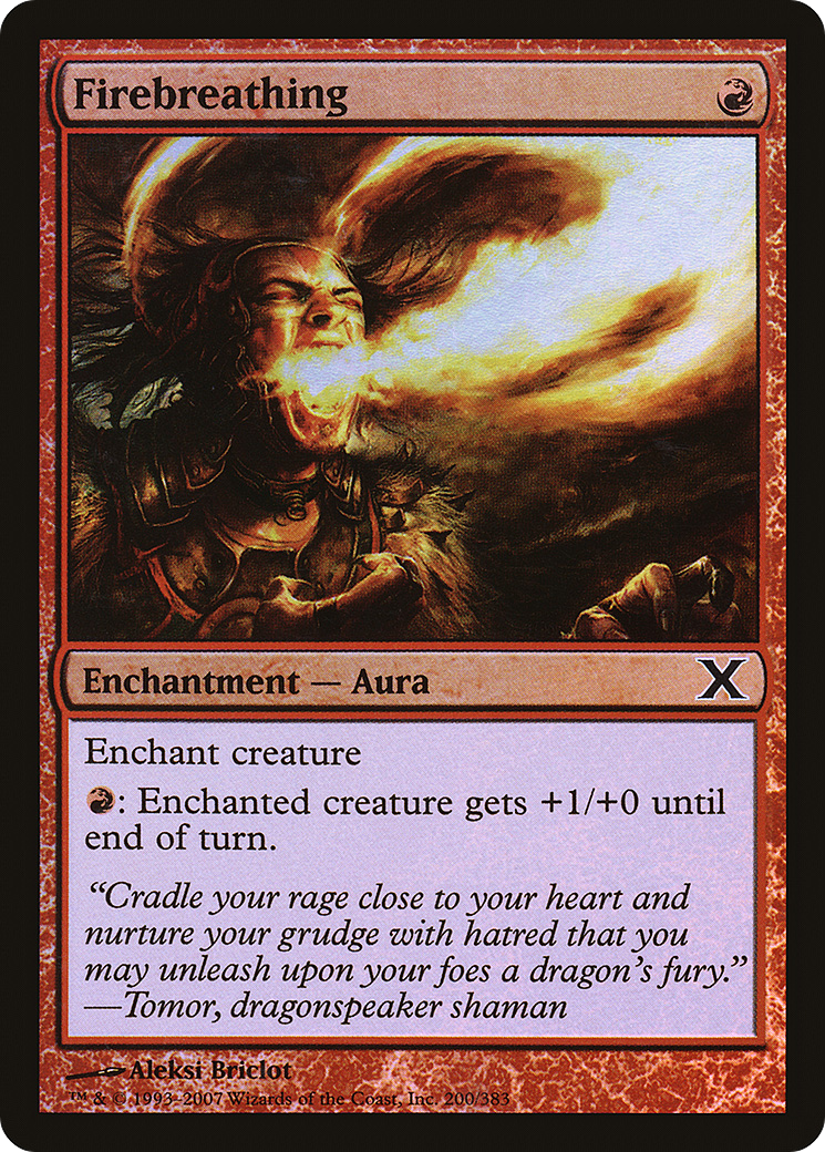 Firebreathing  [Tenth Edition] Foil