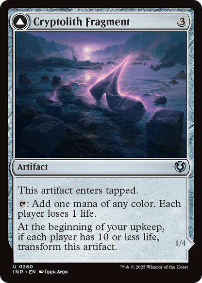 Cryptolith Fragment // Aurora of Emrakul [Innistrad Remastered] Foil