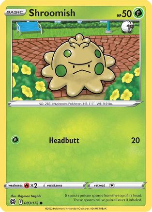 Shroomish (003/172) [Sword & Shield: Brilliant Stars] Reverse Holofoil