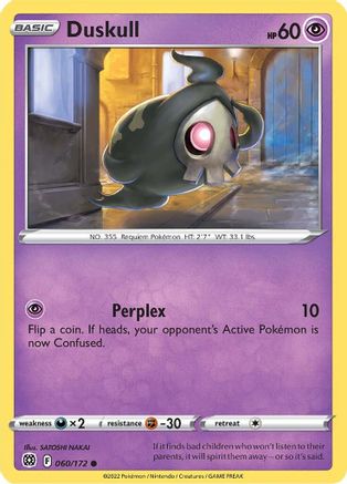 Duskull (060/172) [Sword & Shield: Brilliant Stars] Reverse Holofoil