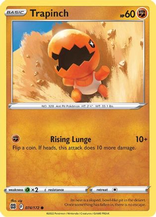 Trapinch (074/172) [Sword & Shield: Brilliant Stars] Reverse Holofoil