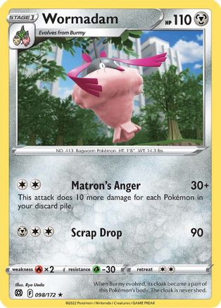 Wormadam (098/172) [Sword & Shield: Brilliant Stars] Reverse Holofoil