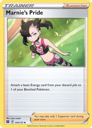 Marnie's Pride (145/172) [Sword & Shield: Brilliant Stars] Reverse Holofoil