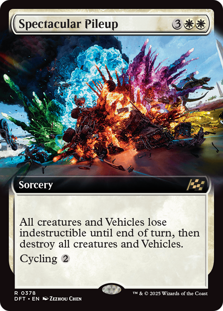 Spectacular Pileup (Extended Art) [Aetherdrift] Foil