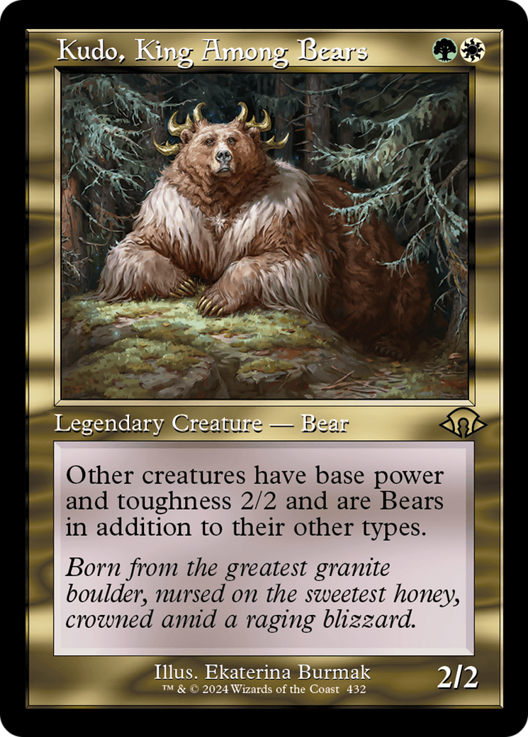 Kudo, King Among Bears (Retro) [Modern Horizons 3] Foil
