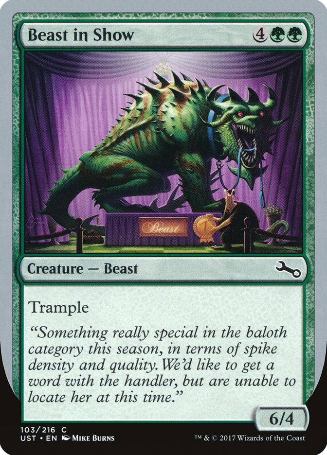 Beast in Show ("Something really special...") [Unstable] Foil