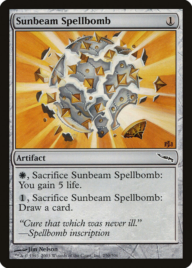 Sunbeam Spellbomb [Mirrodin] Foil