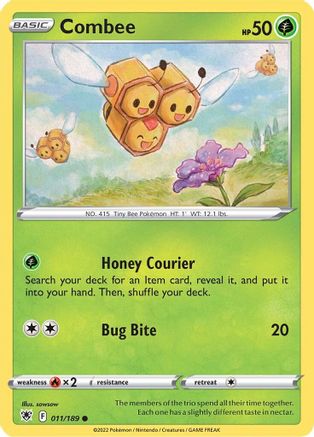 Combee (011/189) [Sword & Shield: Astral Radiance] Reverse Holofoil