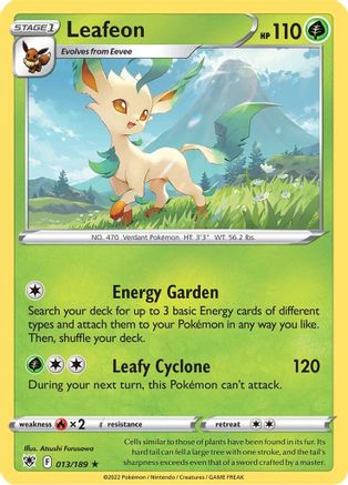 Leafeon (013/189) [Sword & Shield: Astral Radiance] Reverse Holofoil