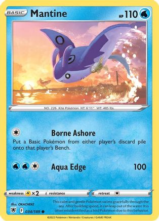 Mantine (034/189) [Sword & Shield: Astral Radiance] Reverse Holofoil