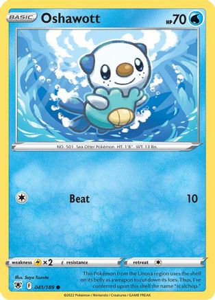 Oshawott (041/189) [Sword & Shield: Astral Radiance] Reverse Holofoil