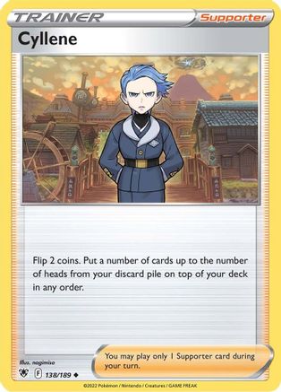 Cyllene (138/189) [Sword & Shield: Astral Radiance] Reverse Holofoil
