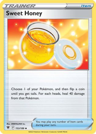Sweet Honey (153/189) [Sword & Shield: Astral Radiance] Reverse Holofoil