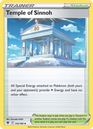 Temple of Sinnoh (155/189) [Sword & Shield: Astral Radiance] Reverse Holofoil