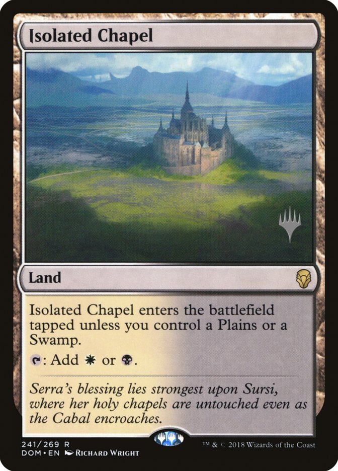 Isolated Chapel (Promo Pack) [Dominaria Promos] Foil