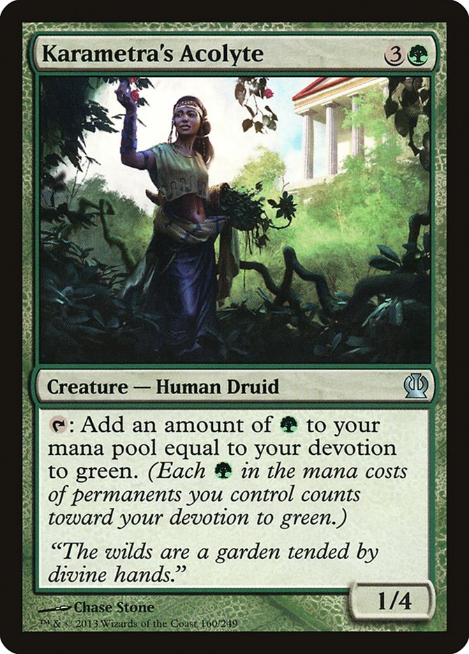 Karametra's Acolyte [Theros] Foil