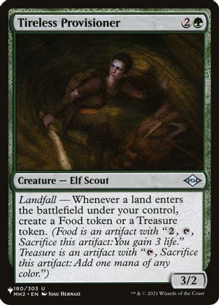 Tireless Provisioner  [The List Reprints]