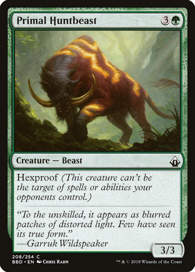 Primal Huntbeast [Battlebond] Foil