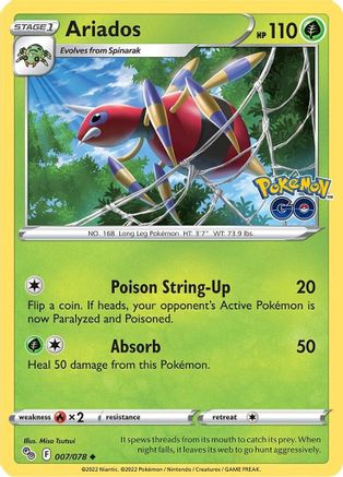 Ariados (007/078) [Pokémon GO] Reverse Holofoil