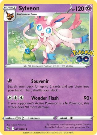 Sylveon (035/078) [Pokémon GO] Reverse Holofoil