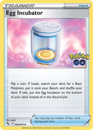 Egg Incubator (066/078) [Pokémon GO] Reverse Holofoil