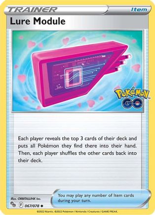 Lure Module (067/078) [Pokémon GO] Reverse Holofoil