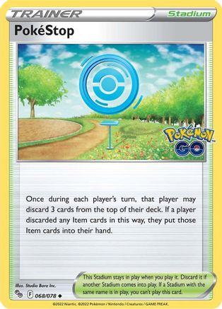 PokeStop (068/078) [Pokémon GO] Reverse Holofoil