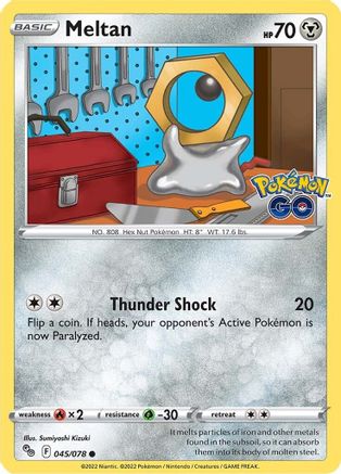 Meltan (045/078) [Pokémon GO] Reverse Holofoil