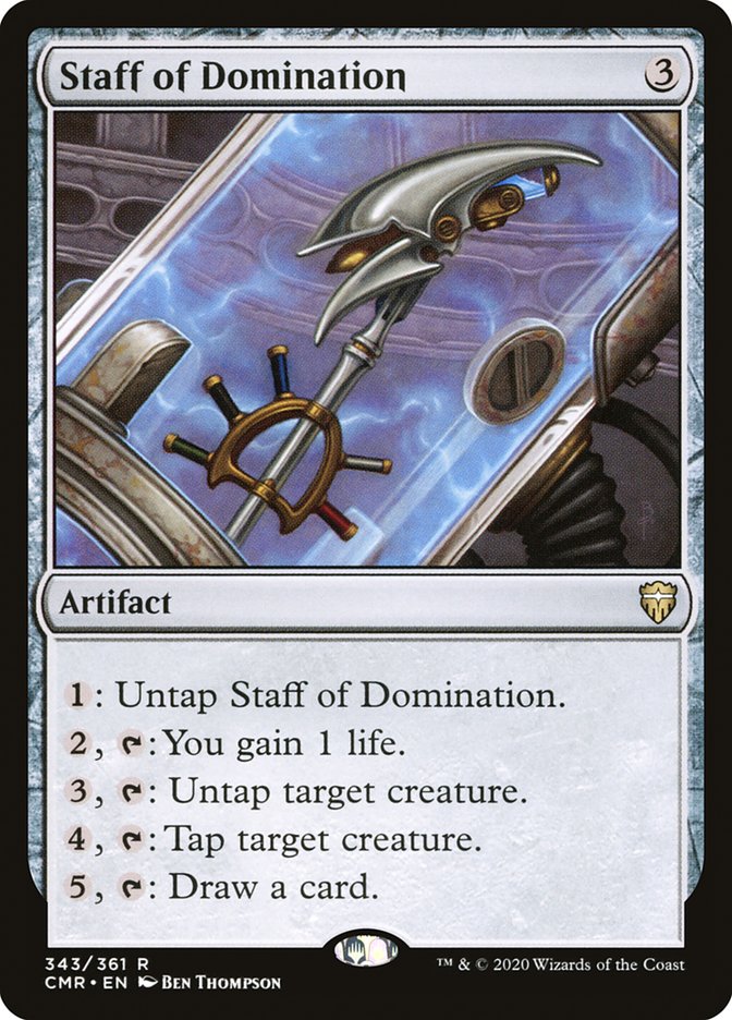 Staff of Domination [Commander Legends] Foil