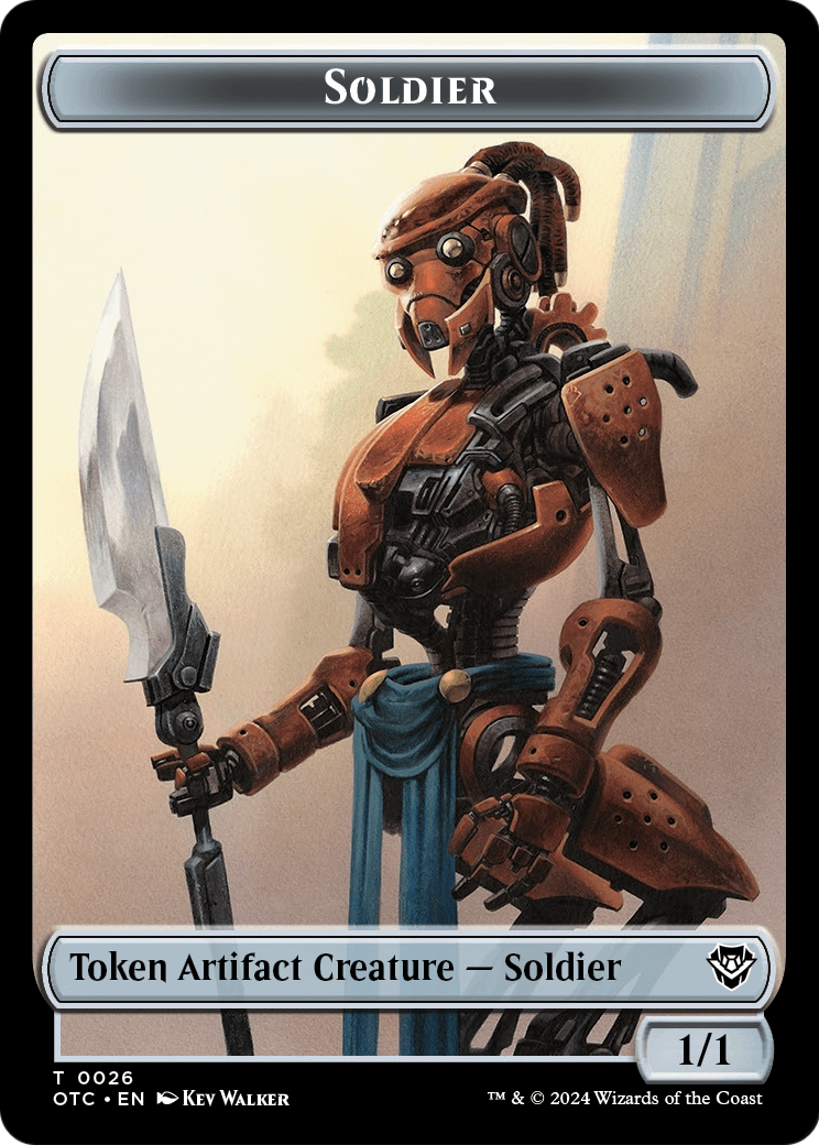 Soldier  [Outlaws of Thunder Junction Commander Tokens] Foil
