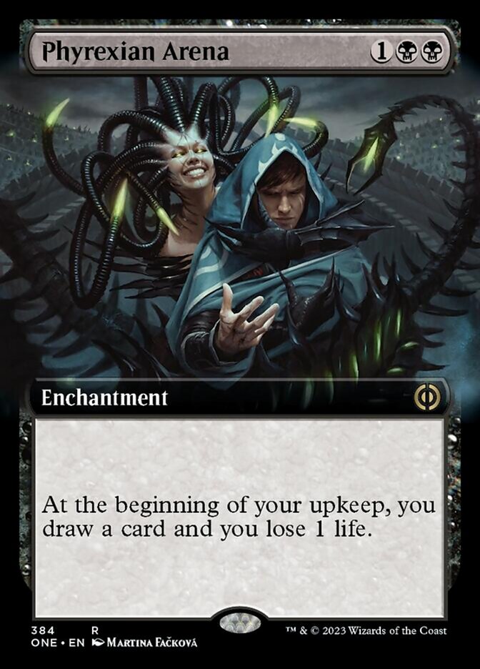 Phyrexian Arena (Extended Art) [Phyrexia: All Will Be One] Foil