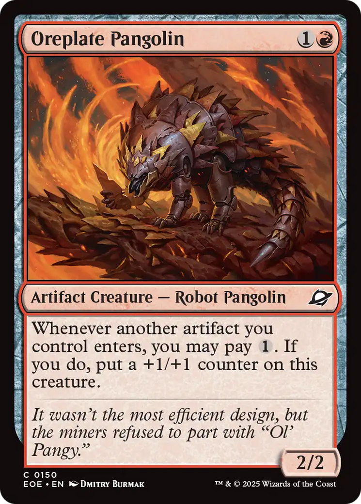 Oreplate Pangolin [Edge of Eternities] Foil