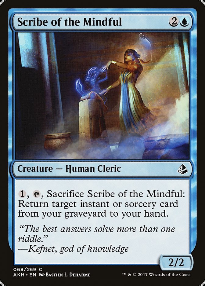 Scribe of the Mindful [Amonkhet] Foil