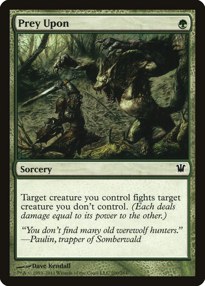 Prey Upon [Innistrad] Foil