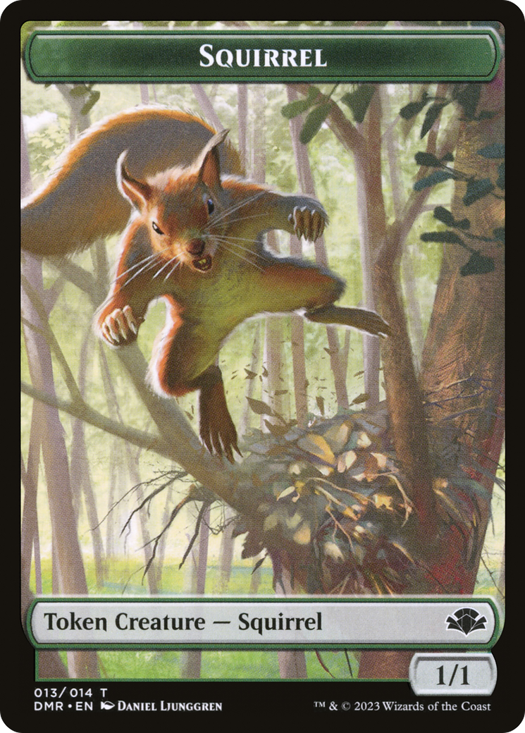 Squirrel  [Dominaria Remastered Tokens]