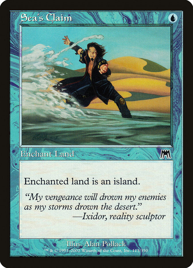 Sea's Claim [Onslaught] Foil